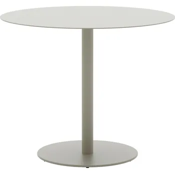 Zahradní stůl NEW WORKS Zahradní stolek May Bistro, Ø90, Light Grey