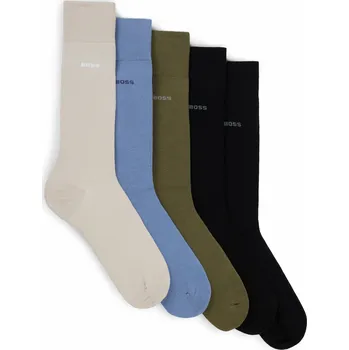 Hugo Boss 5 PACK - pánské ponožky BOSS 50503575-970 39-42 + 2 měsíce na vrácení zboží