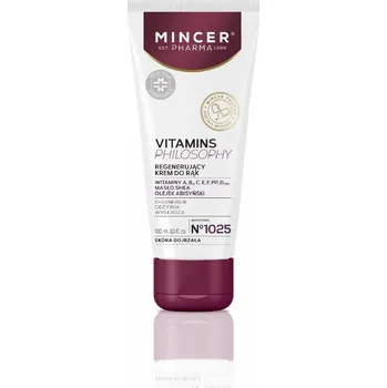 Péče o ruce Mincer Pharma, Vitamíny Philosophy regenerační krém na ruce č. 1025 100 ml