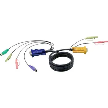 Síťový prvek ATEN KVM sdruž. kabel k CS-1732,34,54,58, PS2, 3m (2L-5303P)