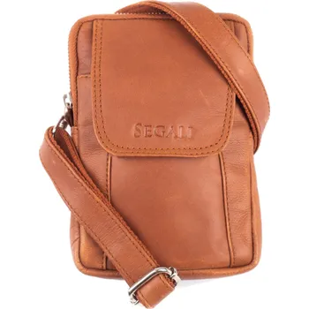 Sportovní taška SEGALI Kožená crossbody taška 107 cognac + 2 měsíce na vrácení zboží