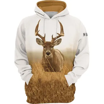 Pánská mikina luxusni_unisex_mikina_myslivecka_jelen_obili Pánské luxusní mikiny: 6XL