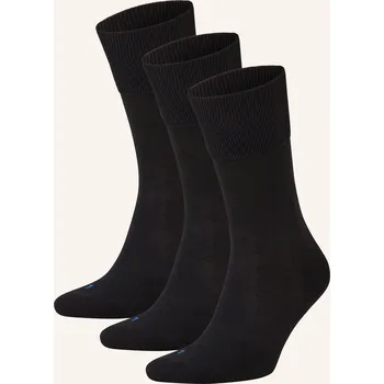 Pánské ponožky Falke Pánské Ponožky Run, 3&nbsp;Páry V&nbsp;Balení, černá, 44