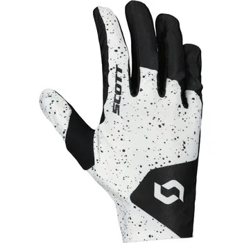 Moto rukavice SCOTT rukavice Compete Caviar BLACK/BRIGHT WHITE - M