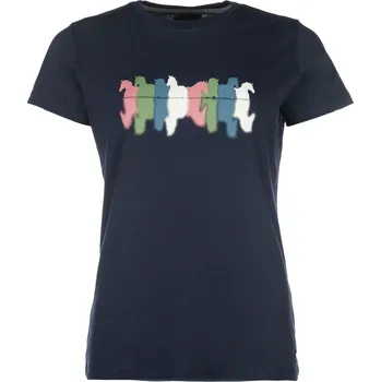 Dámské tričko HKM Triko Mirror HKM, dámské, deep blue XS