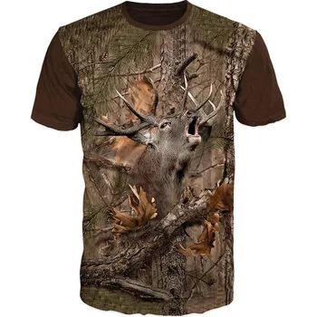 Pánské tričko tricko hlas jelena velikost: 158 - šířka 43 cm, délka 56 cm