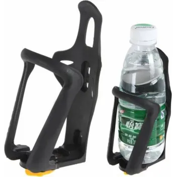 brašna na kolo Košík na láhev na kolo nastavitelný - černý