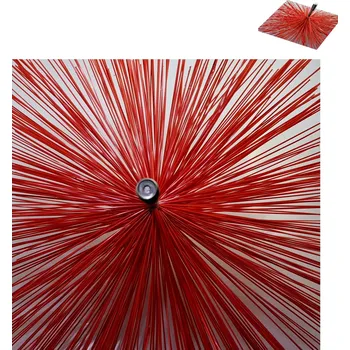 Komínová štětka KOMÍNOVÁ ŠTĚTKA PRO ČIŠTĚNÍ KOMÍNU PVC 200x200 ČTVERCOVÁ KAMNA