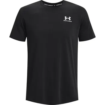 Pánské tílko Pánské tričko s krátkým rukávem Under Armour LOGO EMB HEAVYWEIGHT SS TEE černé 1373997-001 - XL | UK 12 | US 13