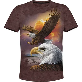 Pánské tričko tricko kral orel velikost: 5XL - šířka 67 cm, délka 78 cm