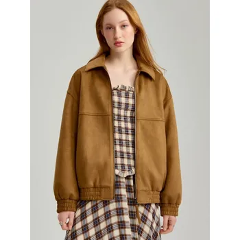 Dámská móda Bunda s&nbsp;límečkem - S - House - zlatohnědá - 472CX-82X