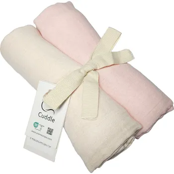 látková plena Mušelínové pleny- krémová a růžová