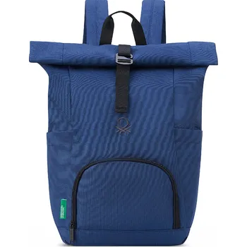 batoh na notebook Rolovací batoh Delsey X Benetton BE 376361002 - modrý 22 l