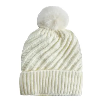 Čepice Verde Dámská čepice 12-344 White + 2 měsíce na vrácení zboží