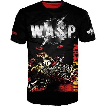 metalove tricko WASP velikost: 7XL - šířka 73 cm, délka 80 cm
