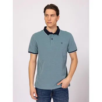 Heavy Tools pánské polo triko Dolovan šedozelené Velikost: L