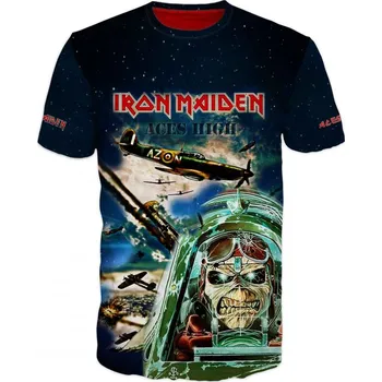 metalove-tricko-Iron-Maiden-aces velikost: 6XL - šířka 70 cm, délka 79 cm