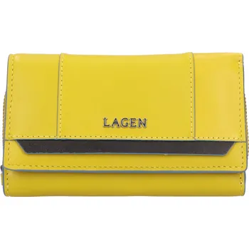 Peněženka Lagen Dámská kožená peněženka BLC 5797 LIME + 2 měsíce na vrácení zboží