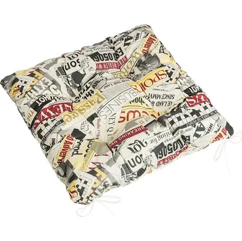 Podsedák Bellatex Sedák Adéla prošívaný Červená,Černá,Bílá