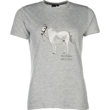 Chlapecké tričko HKM Tričko Sparkle HKM, dětské, grey mottled 110-116