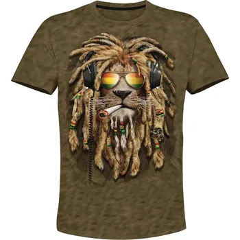 tricko kourici rasta lev velikost: 7XL - šířka 73 cm, délka 80 cm