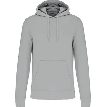 Kariban Mikina Kariban K4027 s kapucí, ekologická, pánská COT204027w9803-snow grey L Šedá sněhová