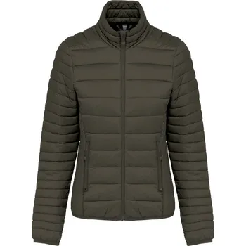 pracovní bunda Kariban Bunda Kariban K6121, prošívaná, lehká, dámská COT20612107204-dark khaki XL Khaki tmavá