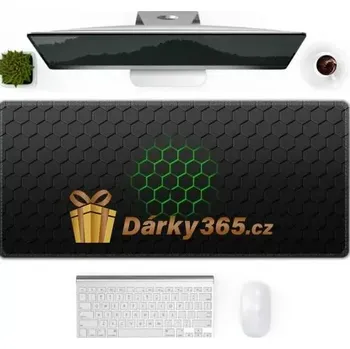 Podložka pod myš Podložka pod myš 90 x 40 cm černo zelená
