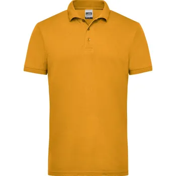 Pánské tričko James & Nicholson Polokošile JN 830, krátký rukáv, pánská COT02083003105-gold yellow 2XL Žlutá zlatavě
