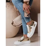 Trampki dámské na platformě TRENDIS Džínové ZY0678 Barva: Zlatá, Velikost: 39