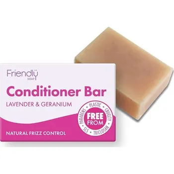 Přírodní kondicionér na vlasy Levandule a pelargónie 90g Friendly Soap
