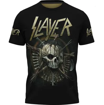 heavy-metal-tricko-Slayer velikost: 5XL - šířka 67 cm, délka 78 cm