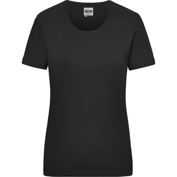 Pracovní oblečení James & Nicholson Tričko JN 802, krátký rukáv, dámské COT02080200205-black 2XL Černá