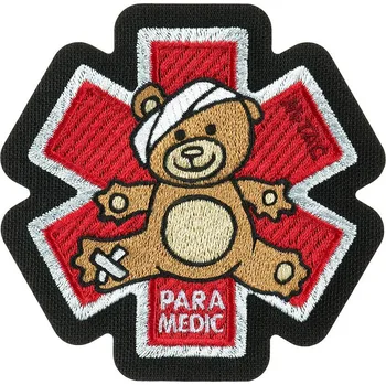M-TAC PATCH PARAMEDIC BEAR (EMBROIDERY) - různé barvy Barva: Bronze/Black