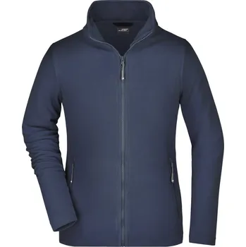 pracovní mikina James & Nicholson Mikina JN 765 na zip, mikrofleecová, dámská COT02076500301-navy S Navy