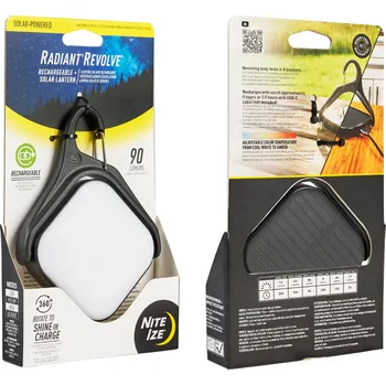 Svítilna Solární lucerna Nite Ize Radiant® Revolve™ Rechargeable + Solar Lantern