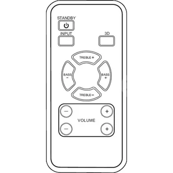 Dálkový ovladač MODECOM MC-2050 - kompatibilní značkový dálkový ovladač General