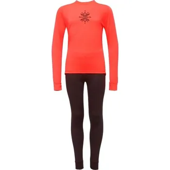 Set dětského termoprádla Klimatex CESAR Dětský termoset, oranžová, 158