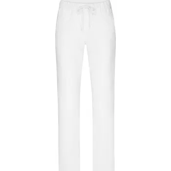 Pánské kalhoty James & Nicholson Kalhoty JN 3003 do pasu, dámské COT023003001u1-white Bílá 36