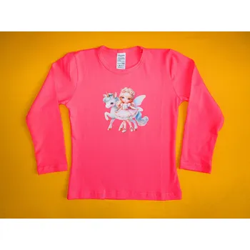 Arex, ČR Dívčí tričko dlouhý rukáv Holčička 1 Barva: lososová, Velikost: 110
