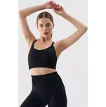 Dámská podprsenka 4F 4FWSS25USBAF166 DEEP BLACK XS-S