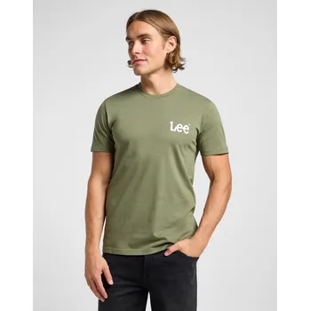 Pánské triko Lee Medium Wobbly Lee Tee 112364537 Olive Grove Velikost: S