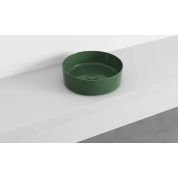 Umyvadlo CIELO SHUI COMFORT umyvadlo na desku 40cm barva Alga SHCOLAT40AL