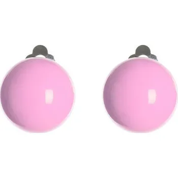 Náušnice Ballsmania Originální náušnice O154 15-3207 Malva + 2 měsíce na vrácení zboží