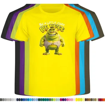 detske-levne-bavlnene-tricko-potisk-Shrek Barva: Yellow - žlutá, velikost: 128