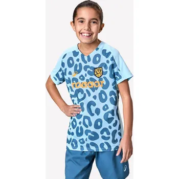 Fotbal KIPSTA Dívčí fotbalový dres Viralto 7 LET MODRÁ|ORANŽOVÁ|ŽLUTÁ