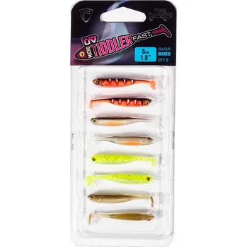 Umělá nástraha Fox Rage Gumová Nástraha Micro Tiddler Fast Mixed Colour Lure Pack 4 cm