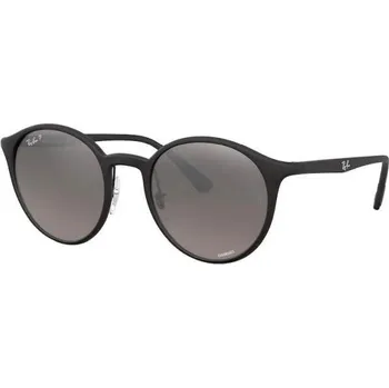 Ray-Ban® 4336CH černá mat, čočka stříbrná zrcadlo polarizovaná 601S5J