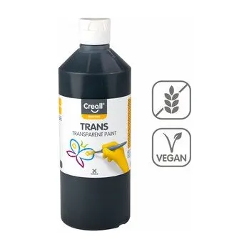 Výtvarná barva Creall transparentní barva Trans, 500 ml, černá