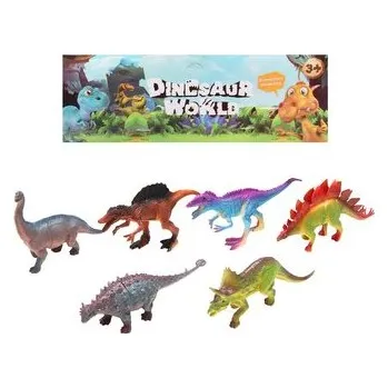 Zestaw dinozaurów 6szt